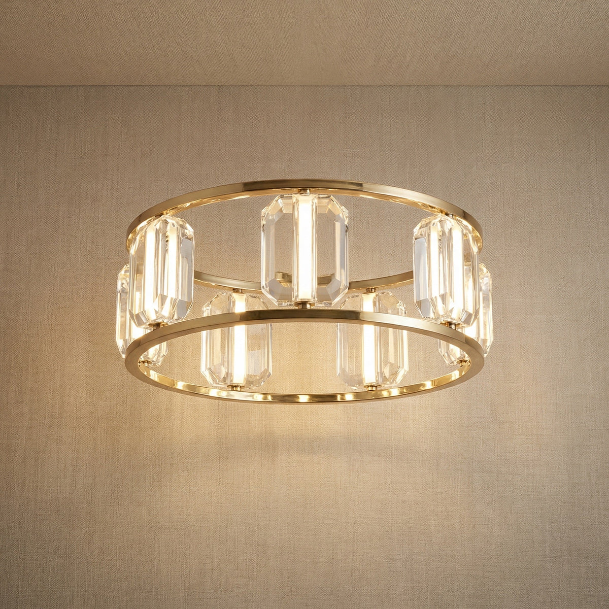 Arcus Contemporary Crystal Chandelier - view 6