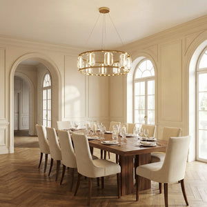 Arcus Contemporary Crystal Chandelier - view 8