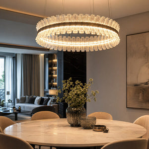 Chandelier For The Dining Room in a living room