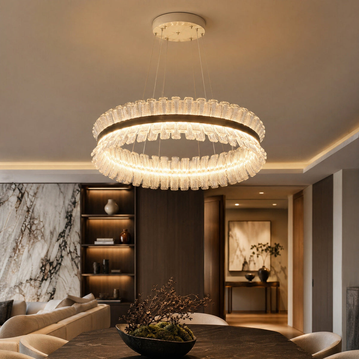 Lawson Contemporary Chandelier Dining Room 39" - view 20
