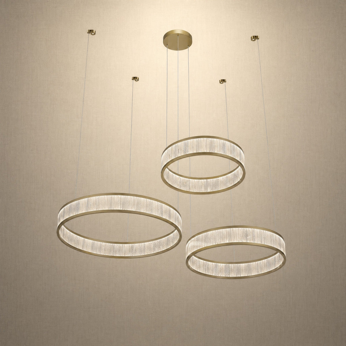 Crystara Modern Natural Moroccan Stone Chandelier - view 4