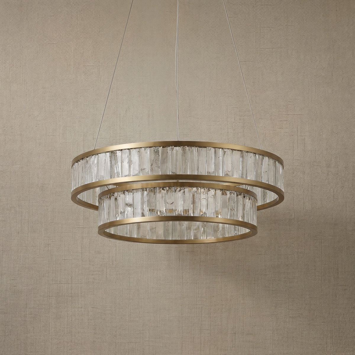 Crystara Modern Moroccan Stone Chandelier 31" - view 2