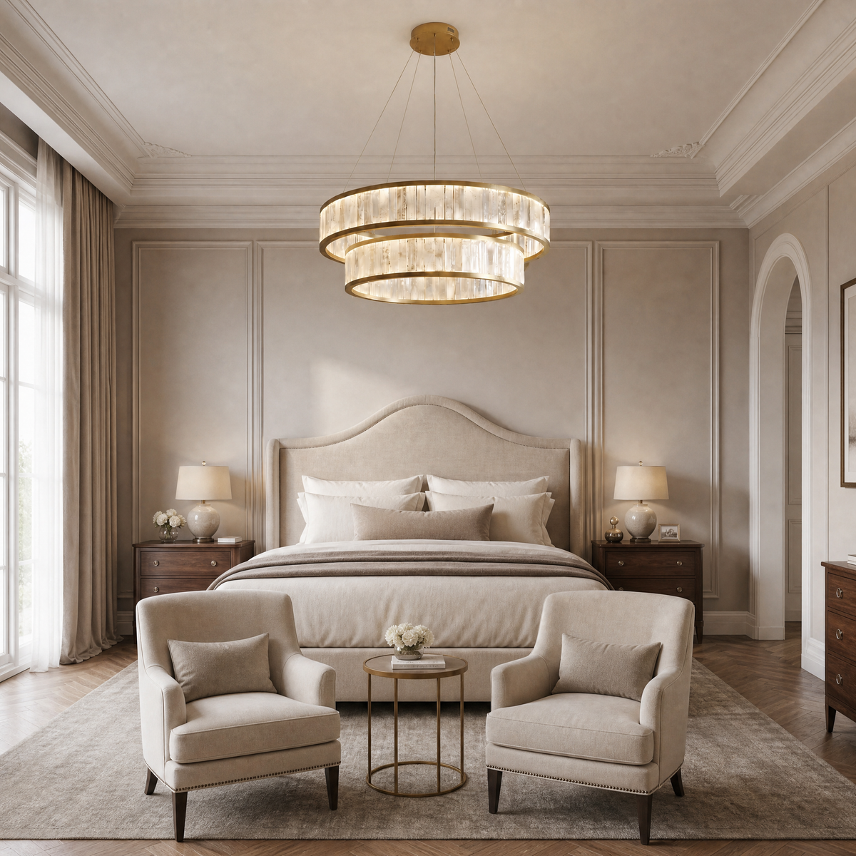 Crystara Modern Moroccan Stone Chandelier 31" - view 7