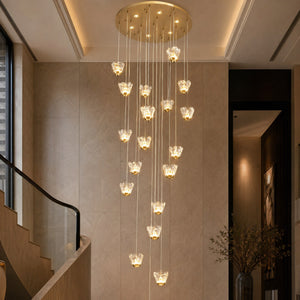 Petalia Modern Cluster Pendant Light 31.5" D - view 2