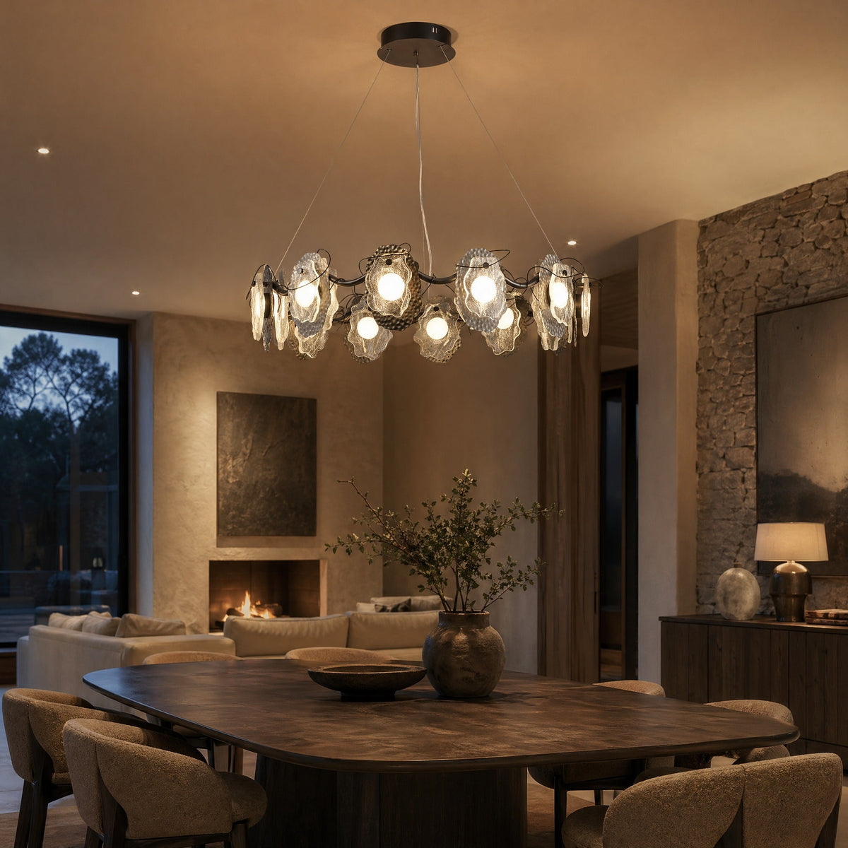 Grape Modern Chandelier For Dining Room - view 6