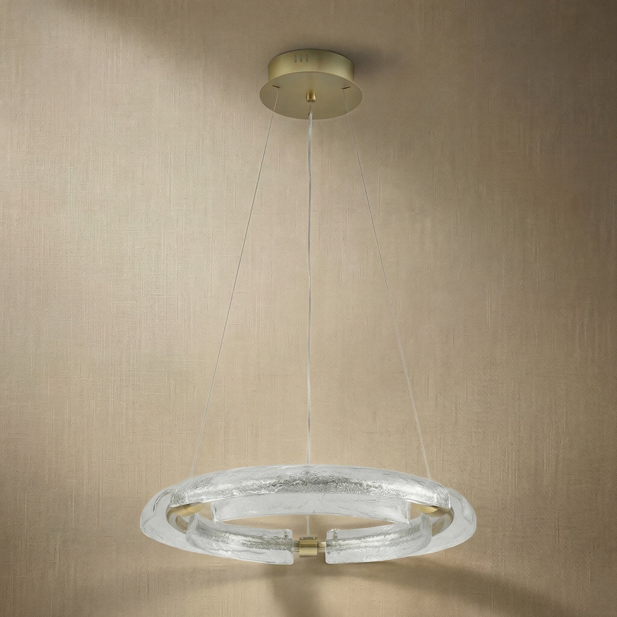 Flora Modern Glass Chandelier - view 6