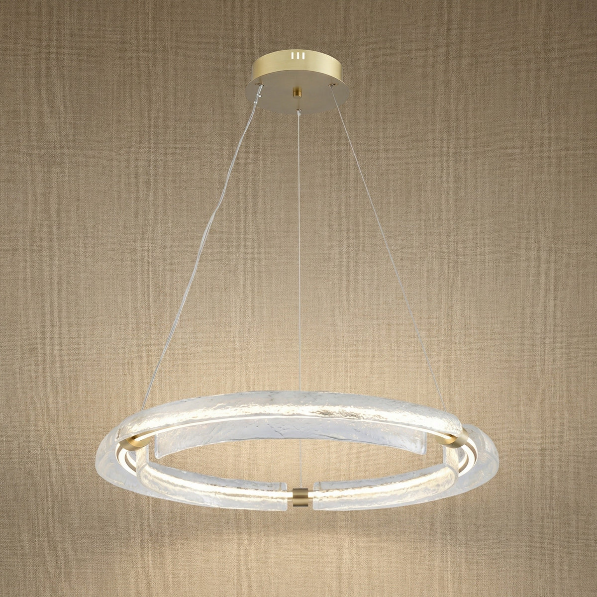 Flora Modern Glass Chandelier - view 8