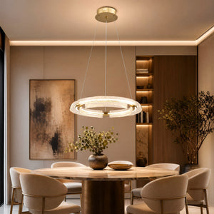 Flora Modern Glass Chandelier - view 4