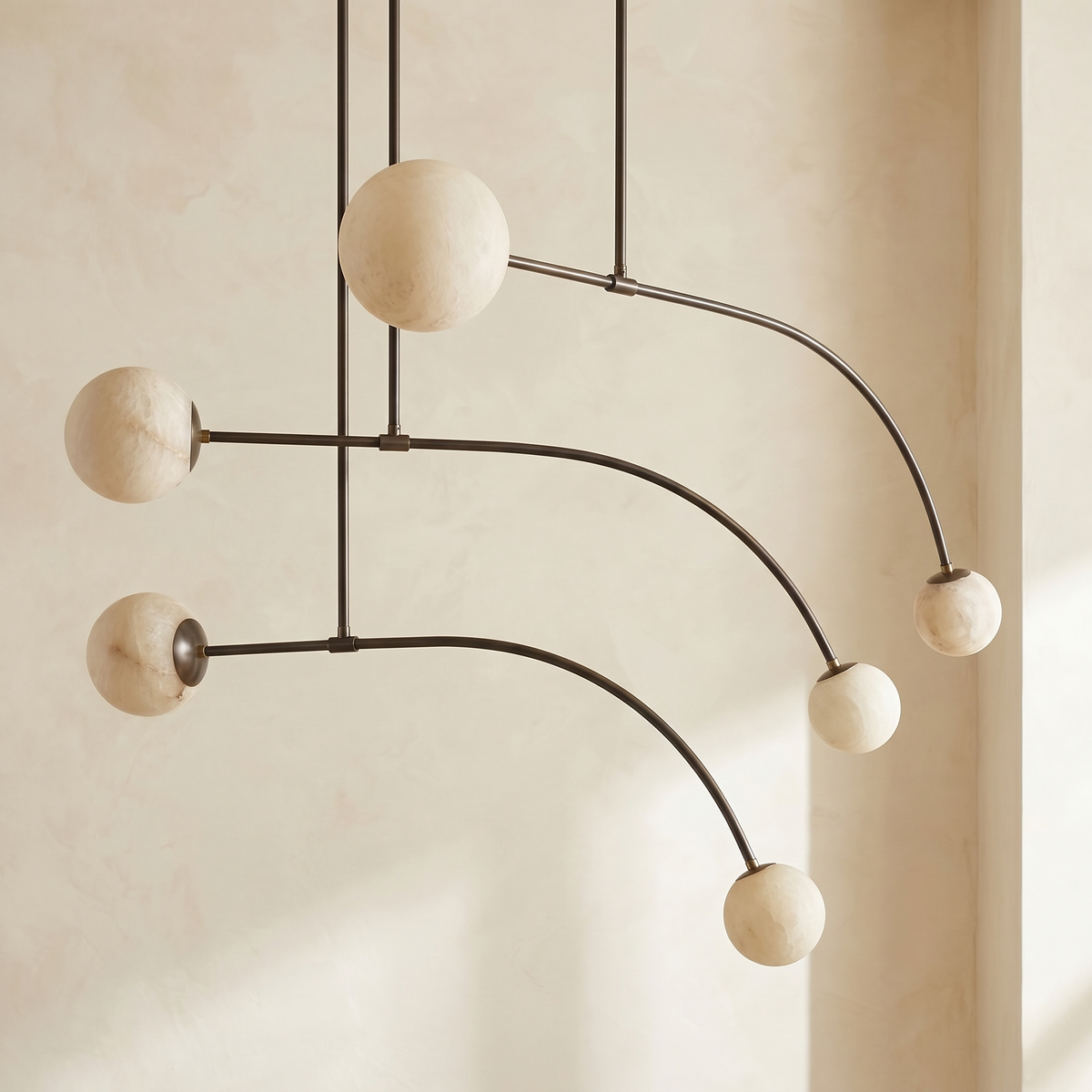 Arc Orb Alabaster Pendant Light — W1700 — mra-arc-orb-91031-w1700-dark