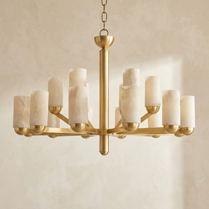 Cylinder Shade Alabaster Pendant Light — D1020 — mra-cylinder-shade-91065-d1020-dark