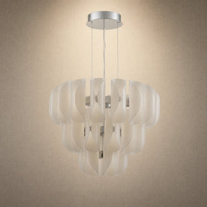 Helena Tiered Modern Glass Chandelier 31" D - view 4