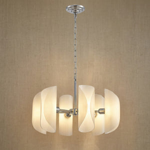 Helena Modern Chrome Glass Pendant Light