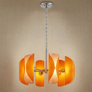 Helena Modern Chrome Glass Pendant Light - view 10
