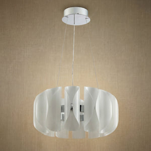 Detail of the handcrafted glass with chrome finish