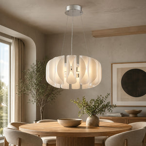 Helena Modern Glass Round Chandelier - view 9