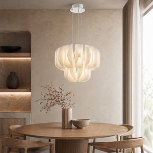 Helena Modern Chrome Chandelier 24" - view 2