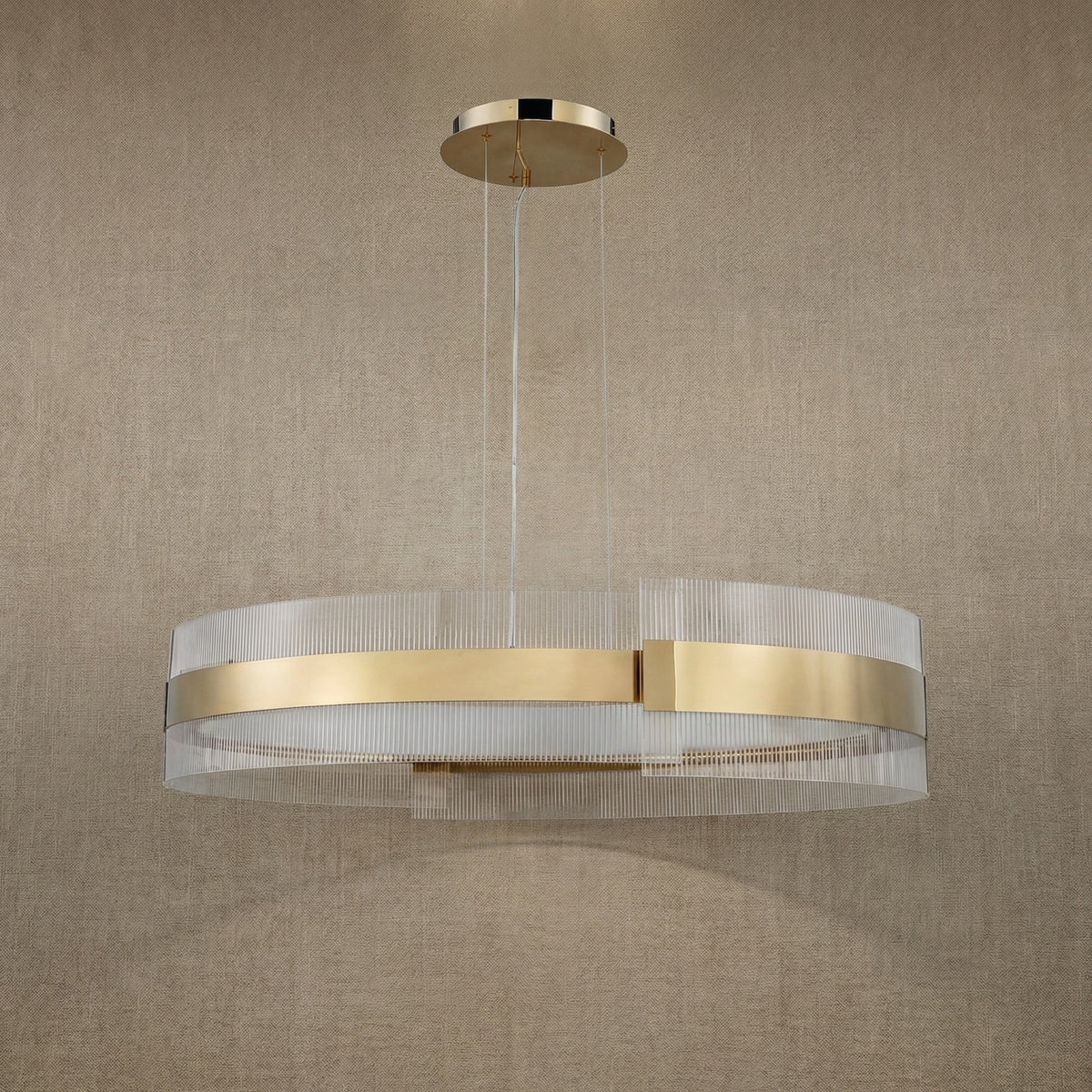 Ribbon Round Modern Chandelier - view 5