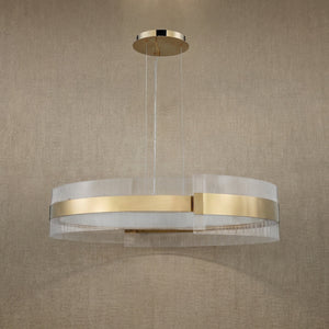 Ribbon Round Modern Chandelier - view 5
