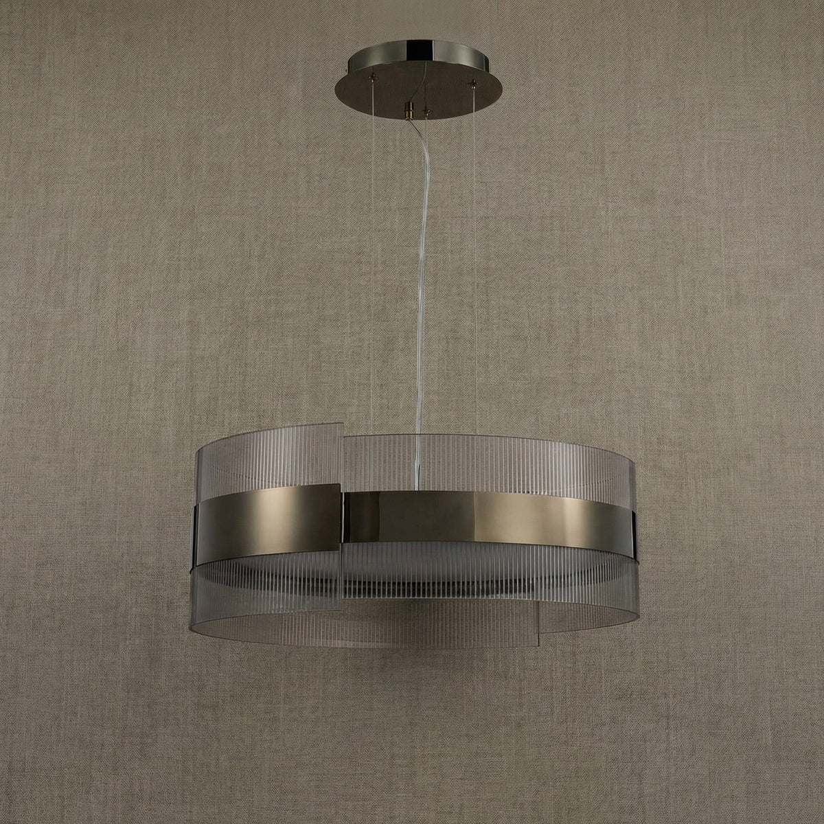 Ribbon Round Modern Chandelier - view 19