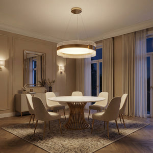Ribbon Round Modern Chandelier - view 22