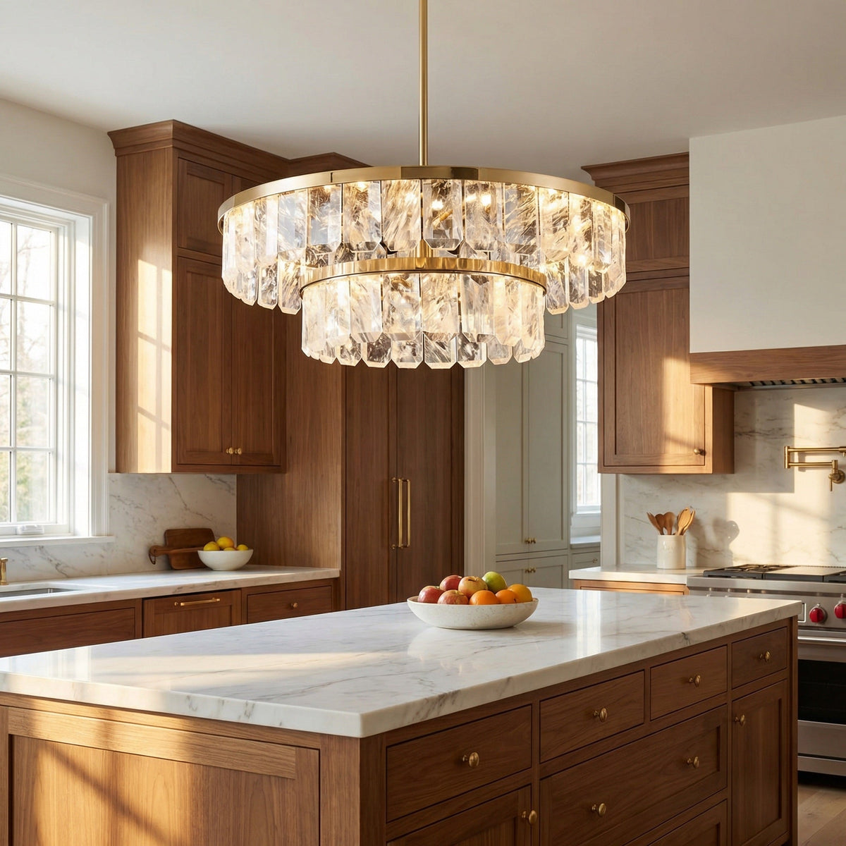 Selene Round Crystal Chandelier - view 7