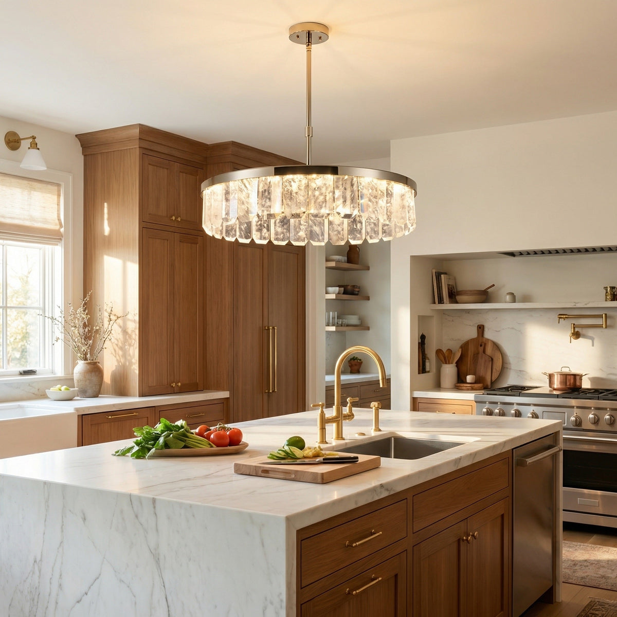 Selene Round Crystal Chandelier - view 23