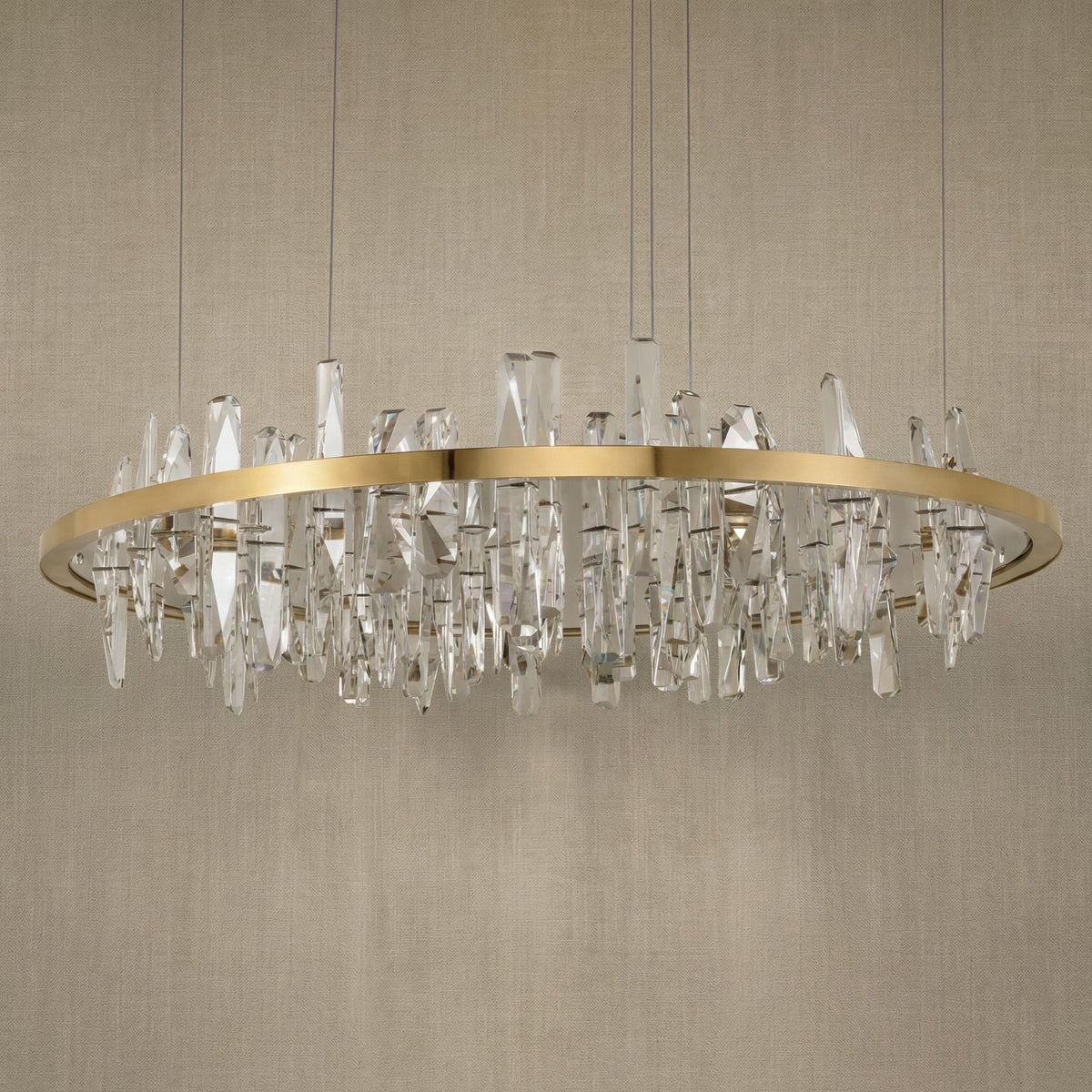 Nora Round Crystal Pendant Light - view 5