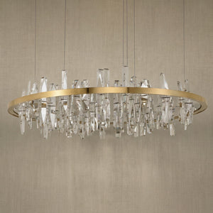Nora Round Crystal Pendant Light - view 5