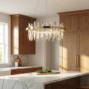 Nora Round Crystal Pendant Light - view 6
