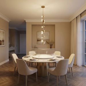 Eclipse Round Crystal Modern Chandelier - view 12