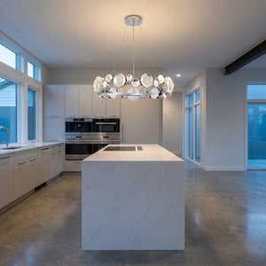 Eclipse Round Crystal Modern Chandelier - view 17