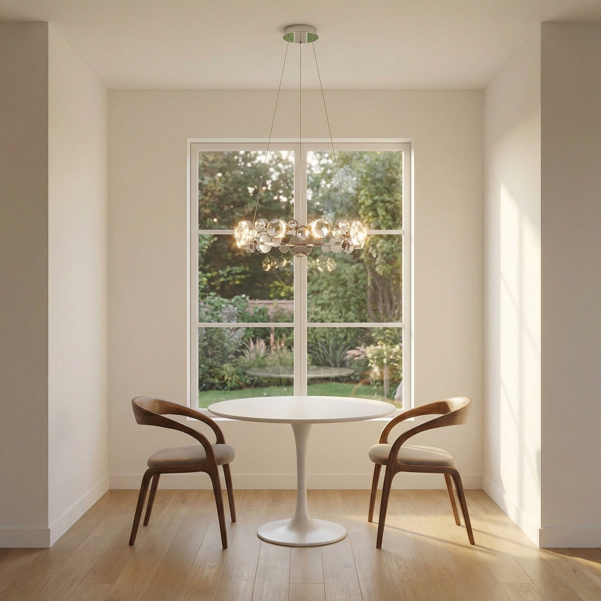 Eclipse Round Crystal Modern Chandelier - view 19