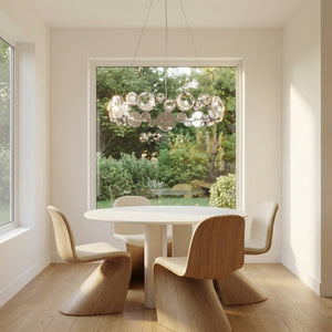 Eclipse Round Crystal Modern Chandelier - view 23