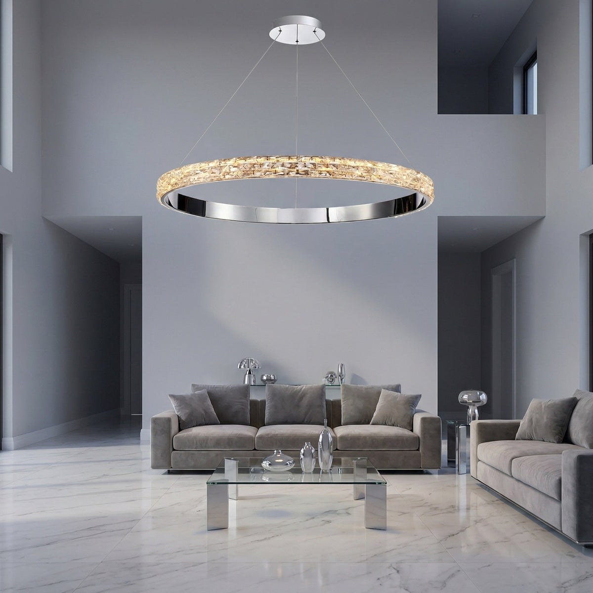 Vega Ring Crystal Chandelier - view 2
