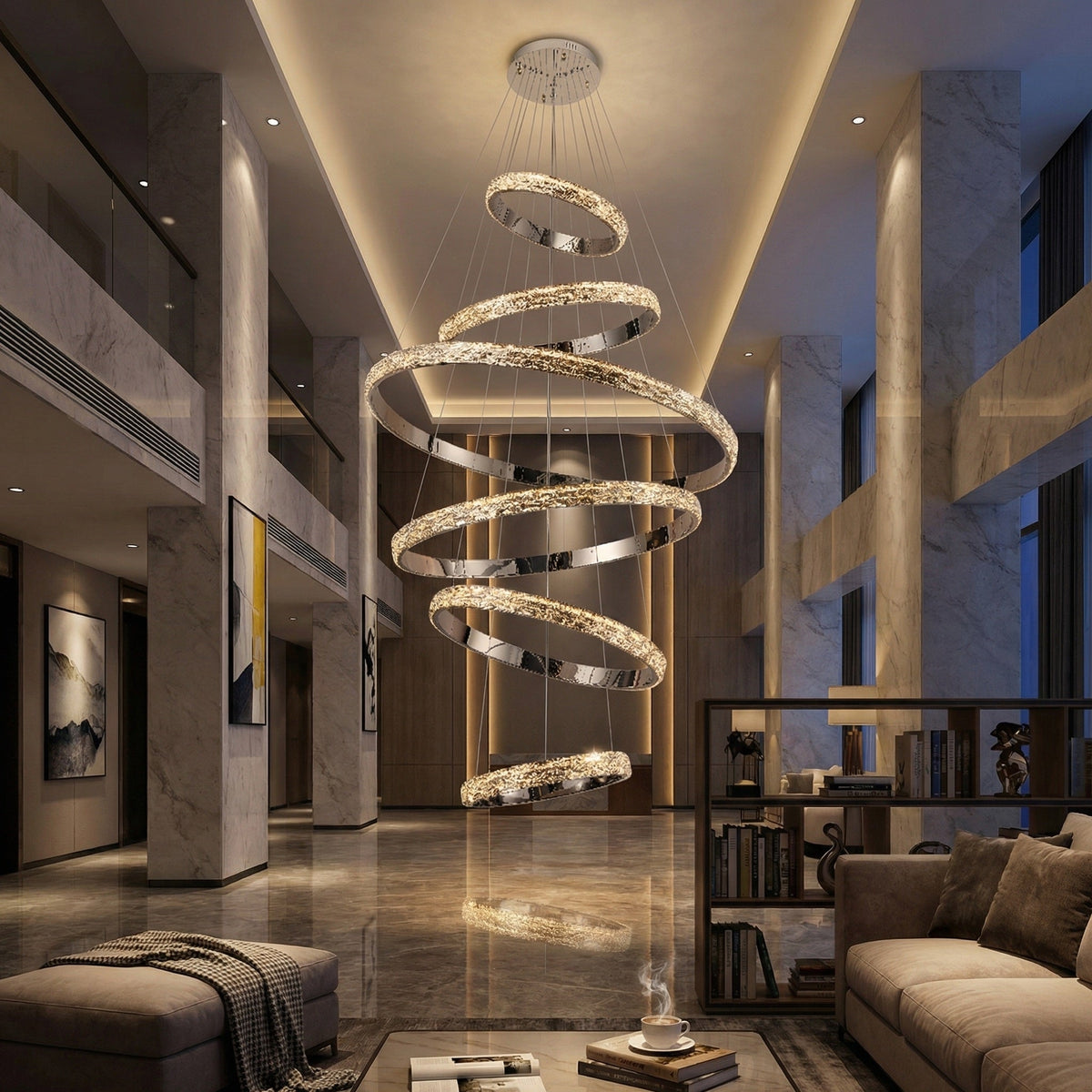 Vega Ring Crystal Chandelier - view 8