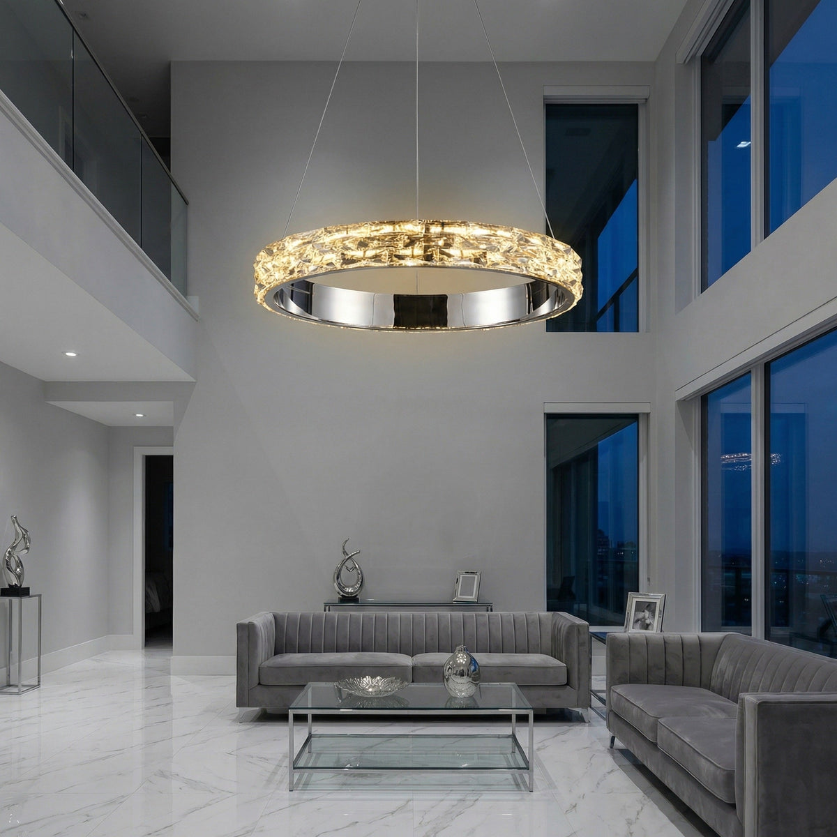 Vega Ring Crystal Chandelier - view 12