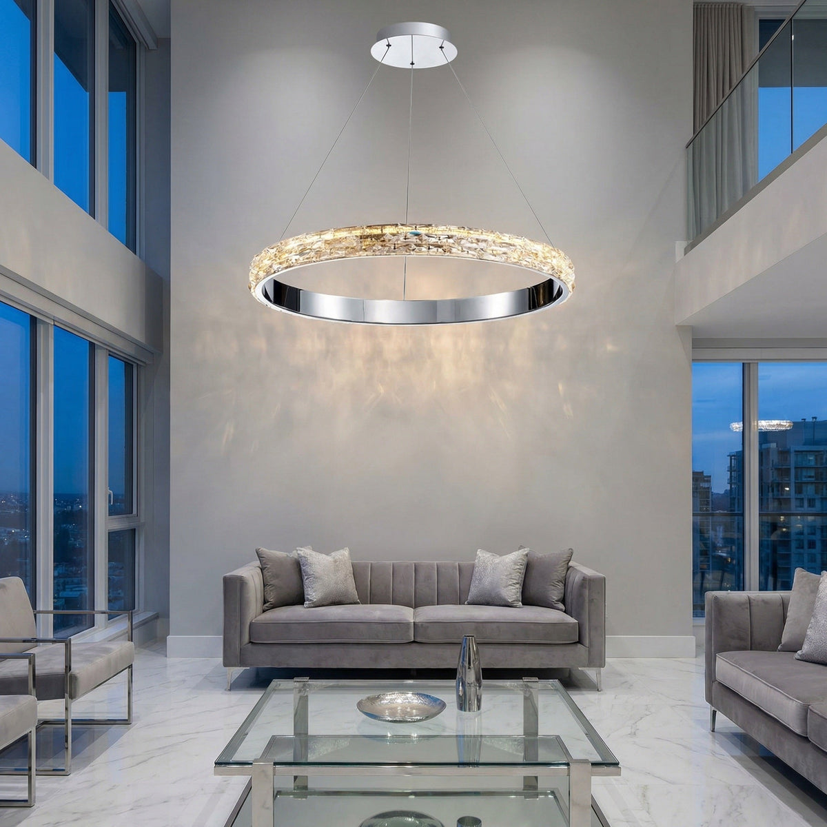 Vega Ring Crystal Chandelier - view 16