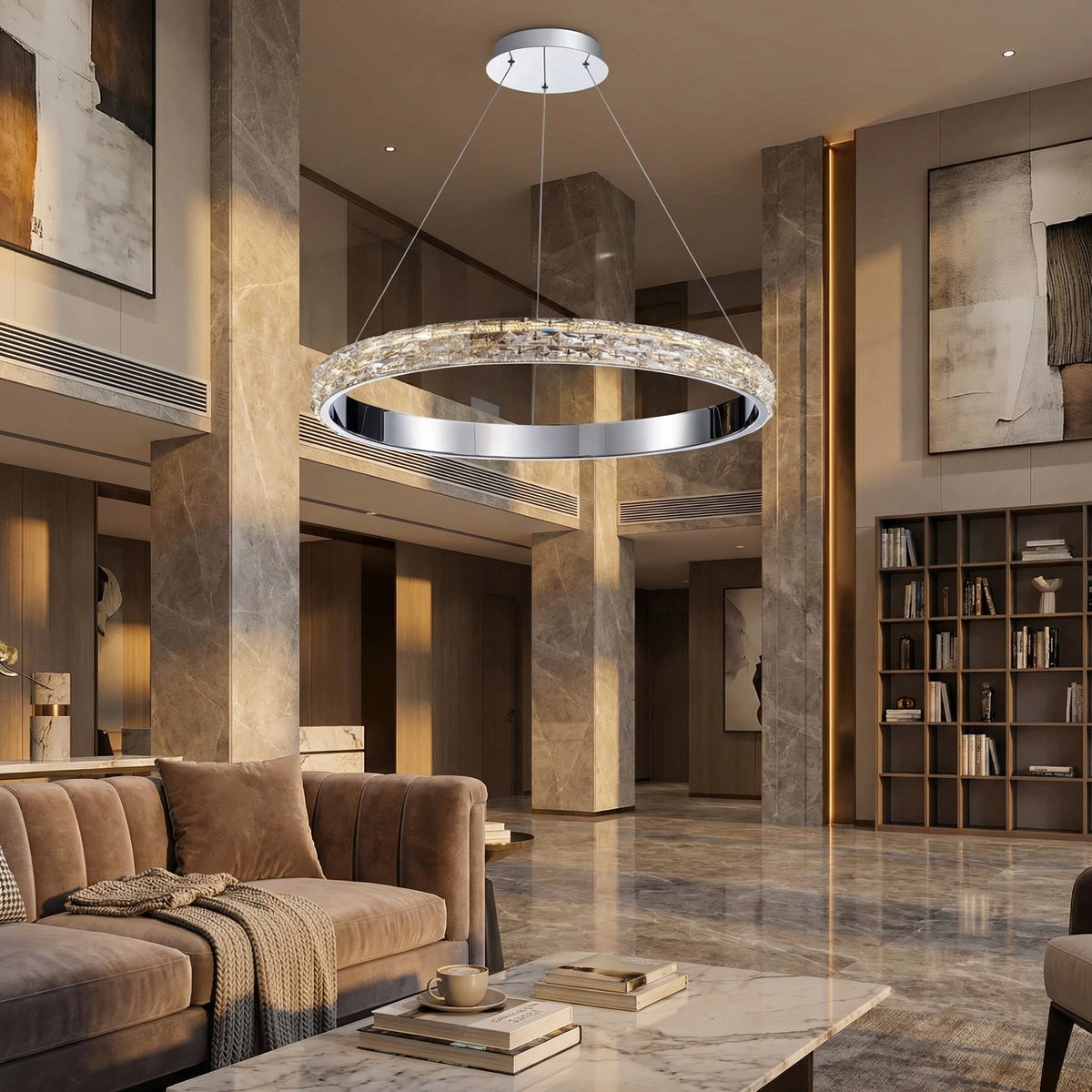 Vega Ring Crystal Chandelier - view 15