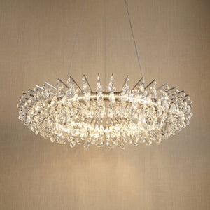 Yiosi Series Crystal Pendant Light Style N - 39" (Dia 1000mm)