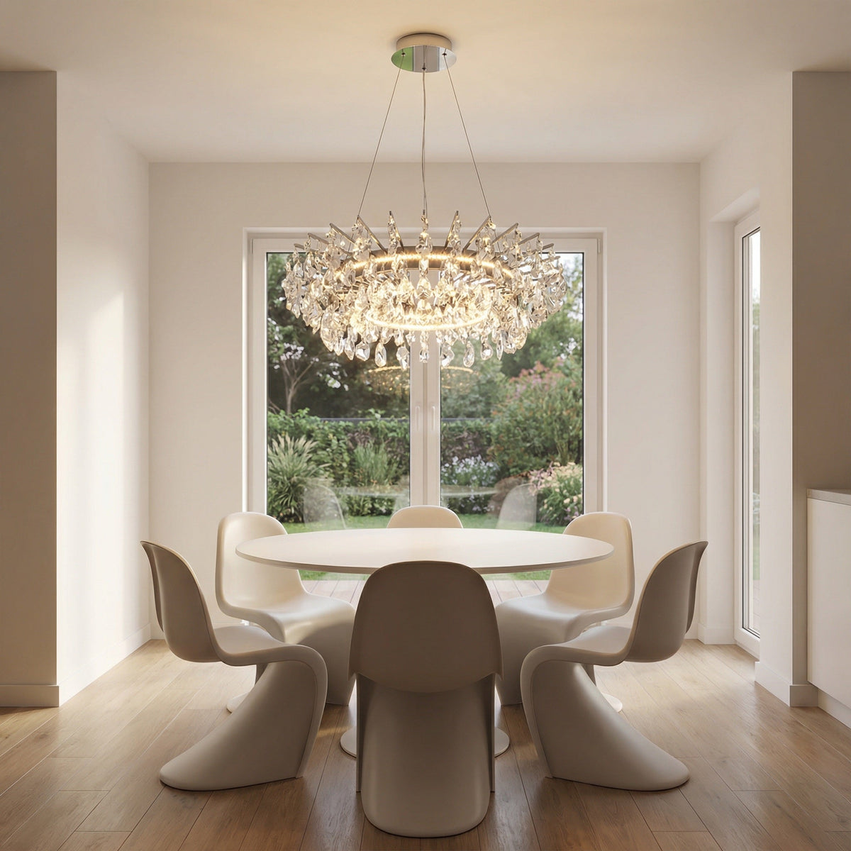 Aureola Round Crystal Chandelier - view 8