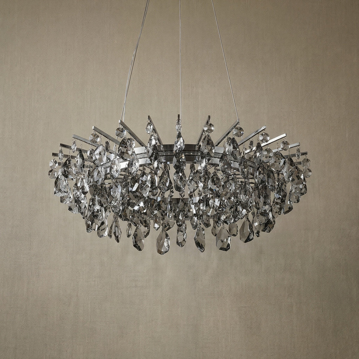 Aureola Round Crystal Chandelier - view 10