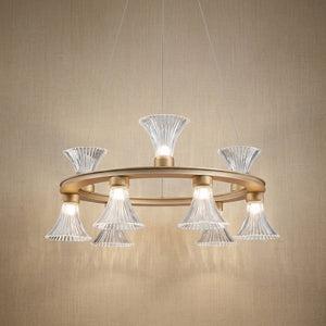 Yiosi Series Glass Pendant Light Style H - 25" (Dia 640mm)