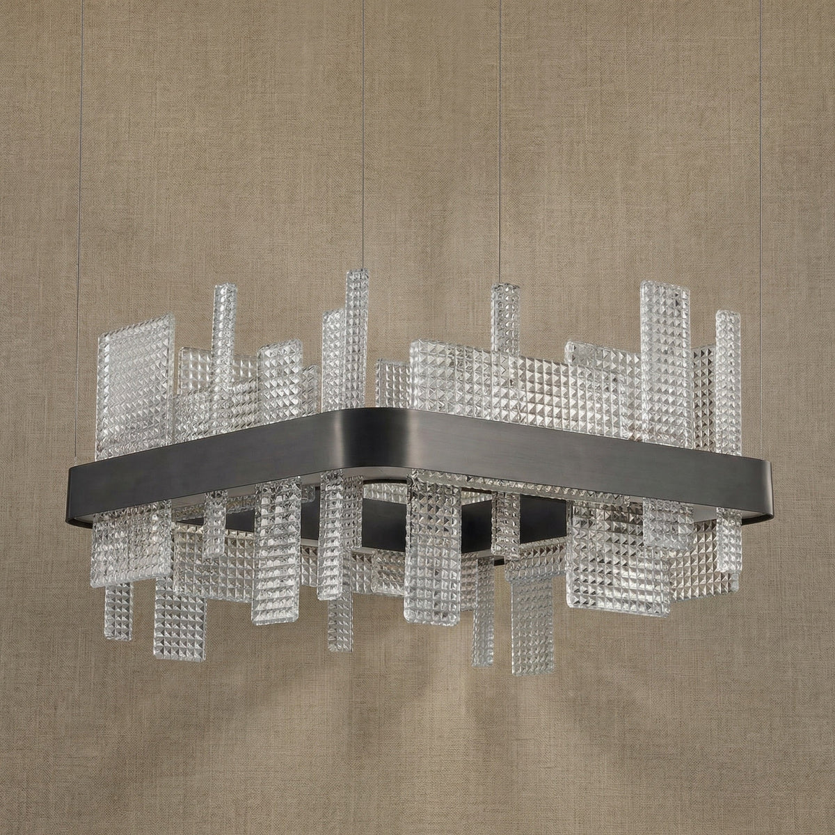 Lyra Glass Pendant Light 19.7" - view 3