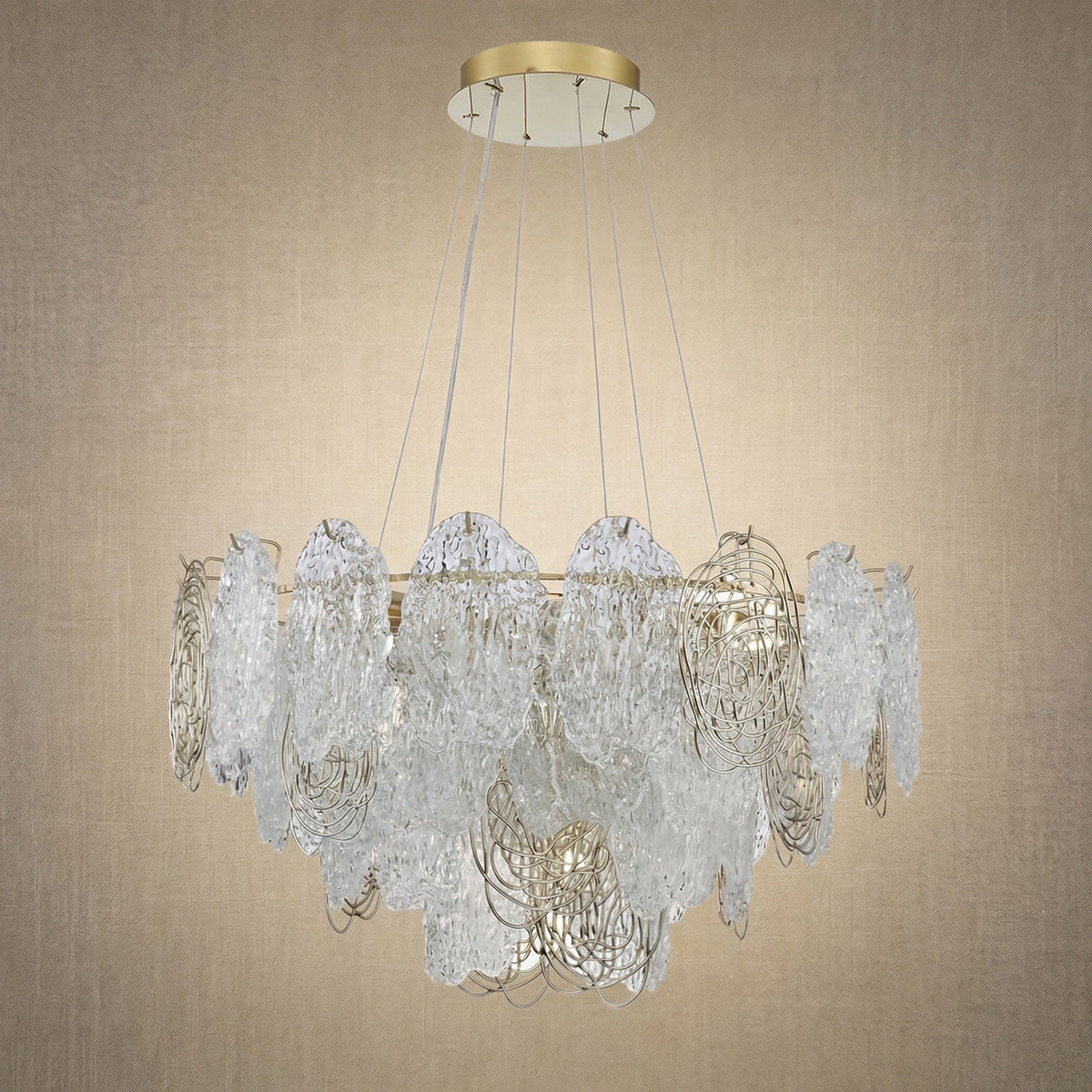 Filo Artisan Glass Round Chandelier - view 4