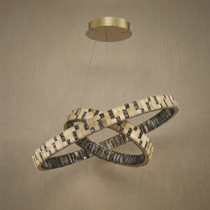 Yiosi Series Nested Crystal Pendant Light Style H - dark