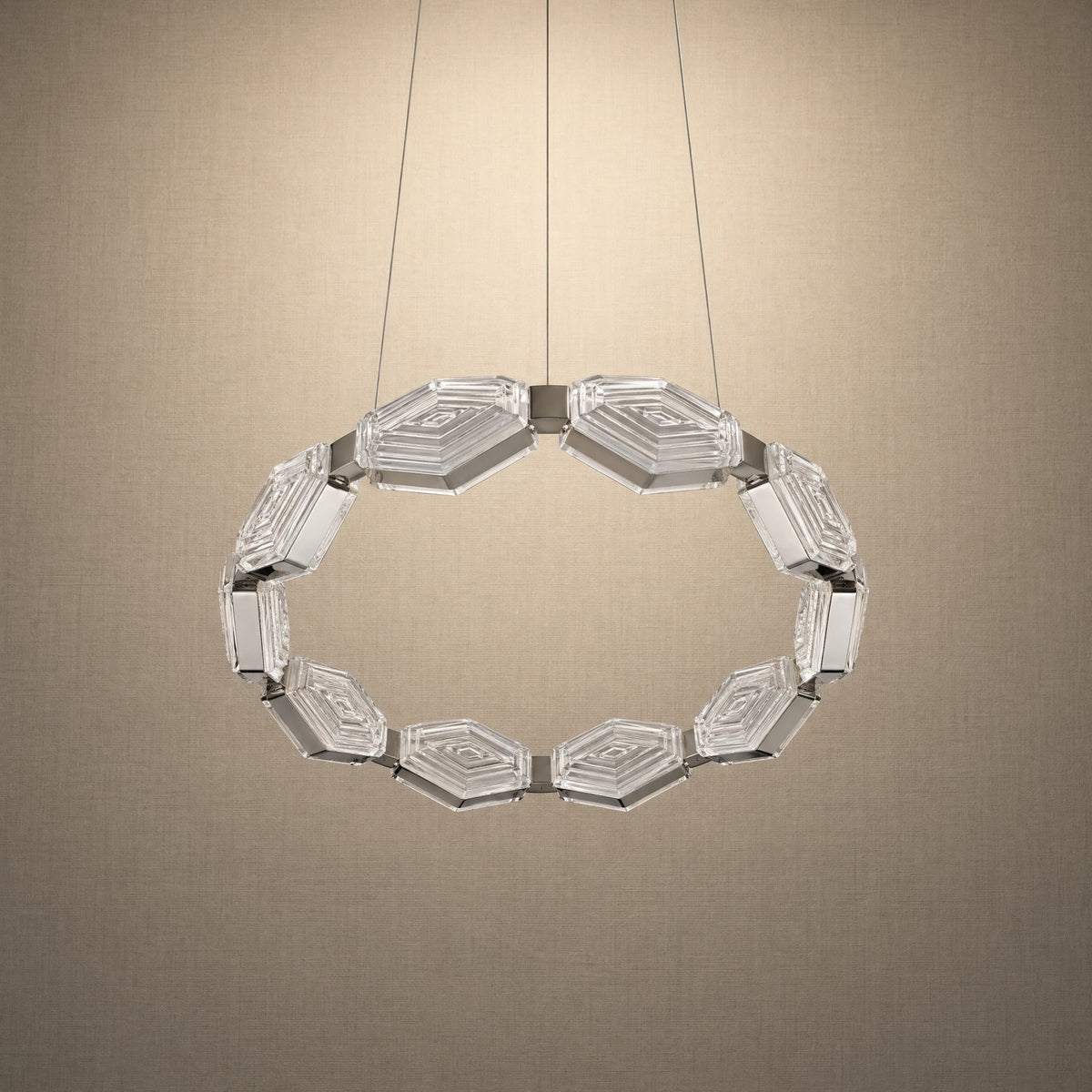 Close-up of handcrafted glass