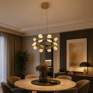 Isadora Modern Ring Chandelier 39" - view 8