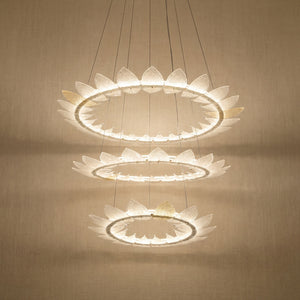 Foyer Large Chandelier in champagne gold