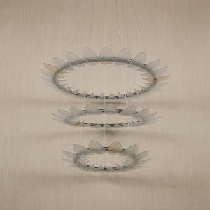 Foyer Large Chandelier in a living room
