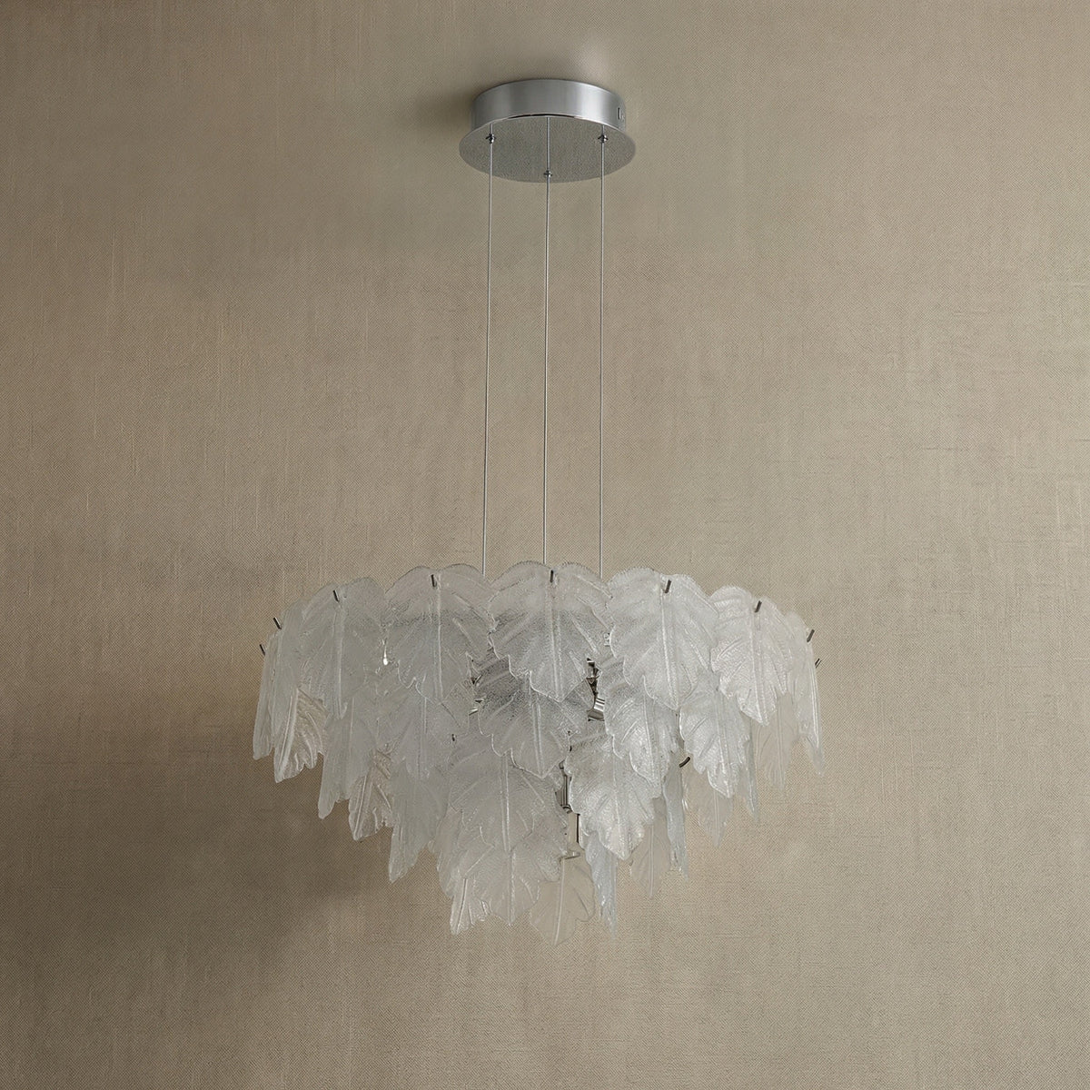 Keira Modern Chrome Chandelier 24" D - view 2